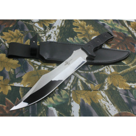 Hot Selling Rescue Knife Camping Knife with G10 Handle + Genuine leather Sheath UDTEK01290  